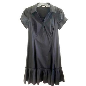 Like new black Halogen midi dress medium